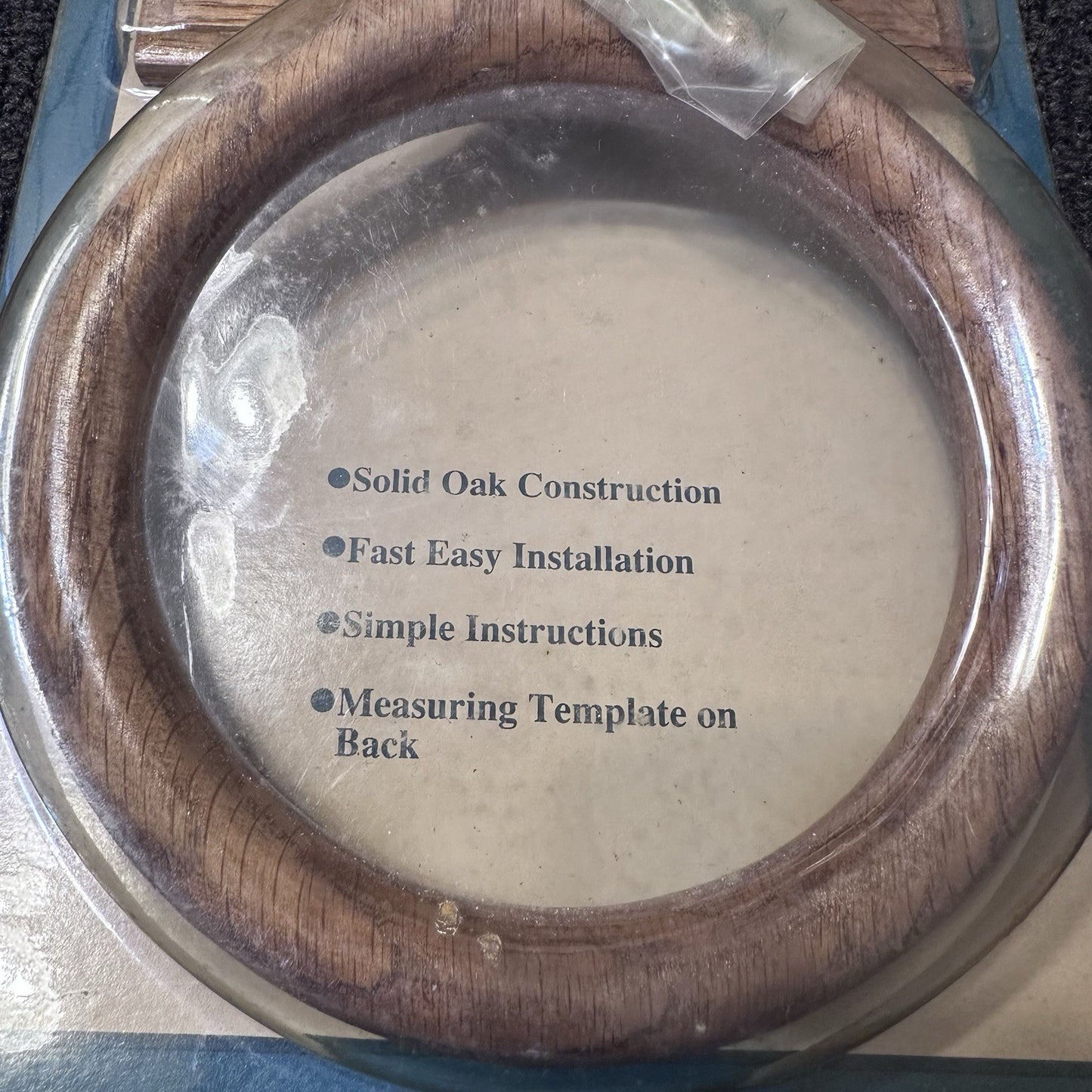 Vintage Towel Ring Solid Oak Construction NEW